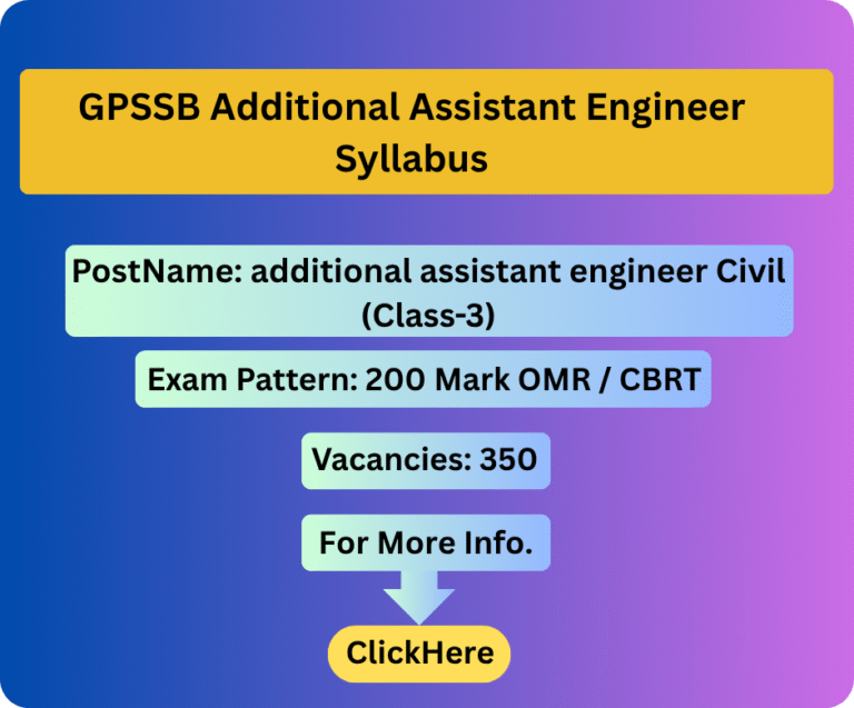 Additional Assistant Engineer Civil