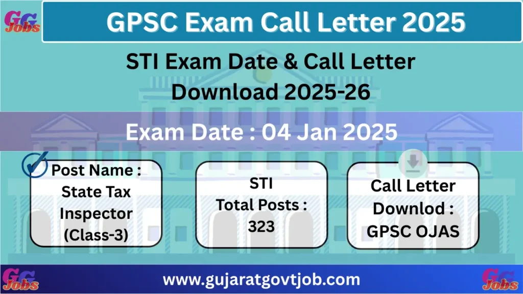 STI Exam Call Letter