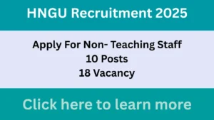 HNGU Recruitmrnt 2025