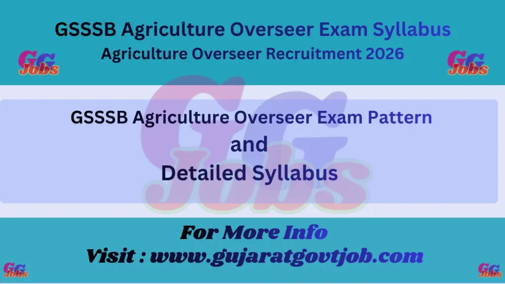 Agriculture Overseer Syllabus