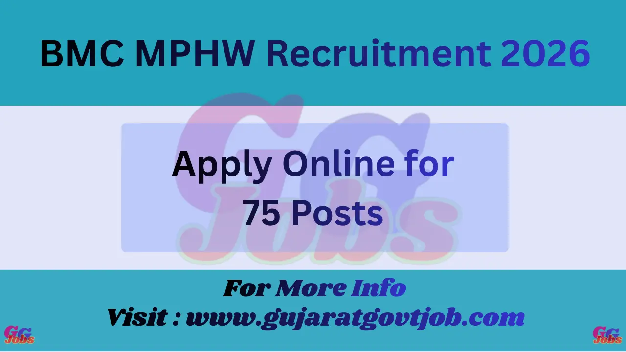 BMC MPHW Recruitment 2026 Notification